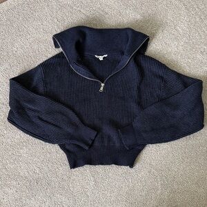 Steve Madden Dark Blue Cowl Neck Sweater